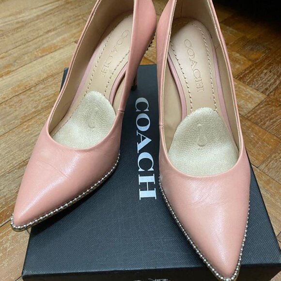 Coach Parker BC 85 Pumps in Petal Pink - Picture 1 of 5